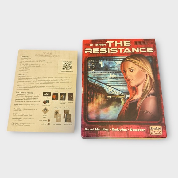 Resistance Board Game Complete -Secret Identities - Deduction - Deception - Picture 4 of 7